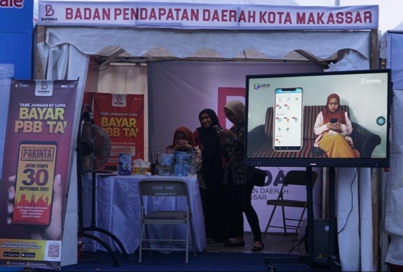 Bapenda Makassar Buka Layanan Bayar Pajak di F8