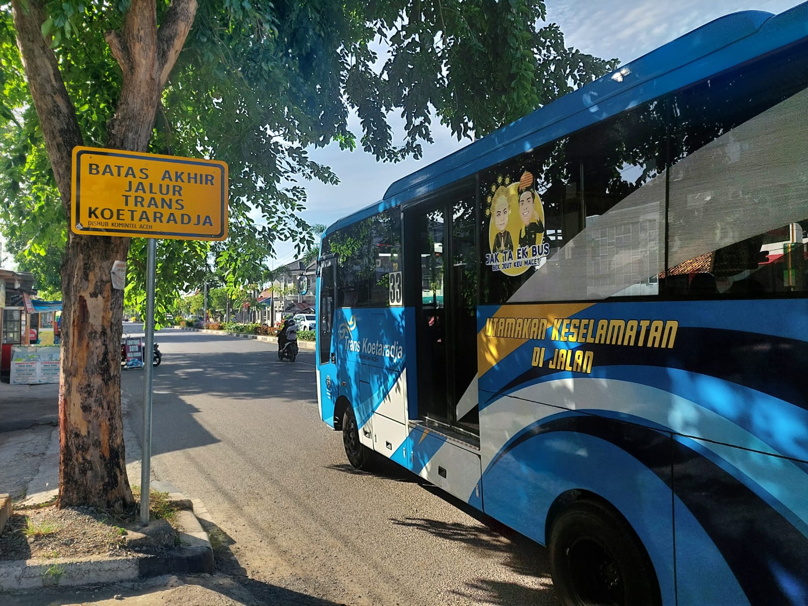Bus Trans Koetaradja Aceh Masih Belum Dikenakan Tarif Sejak 2016.