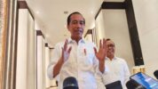 Presiden Joko Widodo Saat Memberikan Keterangan Pers di IKN