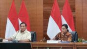 Presiden Prabowo Subianto dan Menteri Keuangan Sri Mulyani Dalam Konferensi Pers Pengumuman PPN 12 Persen