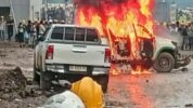 Mobil Perusahaan Terbakar Imbas Demo Ricuh di PT IMIP Morowali