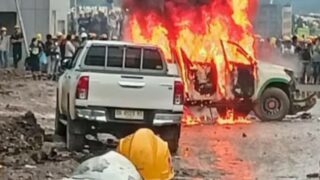 Mobil Perusahaan Terbakar Imbas Demo Ricuh di PT IMIP Morowali