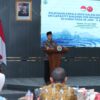 Mendes Yandri Saat Memberikan Arahan Dalam Acara Pelepasan Kepala Desa Dalam Kegiatan Seminar On Capacity Building For Indonesia Village di China