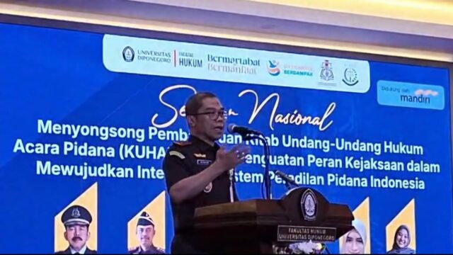 Kajati Jateng Usul KUHAP Baru Berbasis Sistem Integralistik