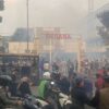 Markas Gegana Terbakar di Jalan Kramat Raya