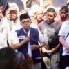 Jusuf Kalla Saat Meninjau Masjid Darussalam Gampong Paloh Raya, Kecamatan Muara Batu, Kabupaten Aceh Utara, Provinsi Aceh